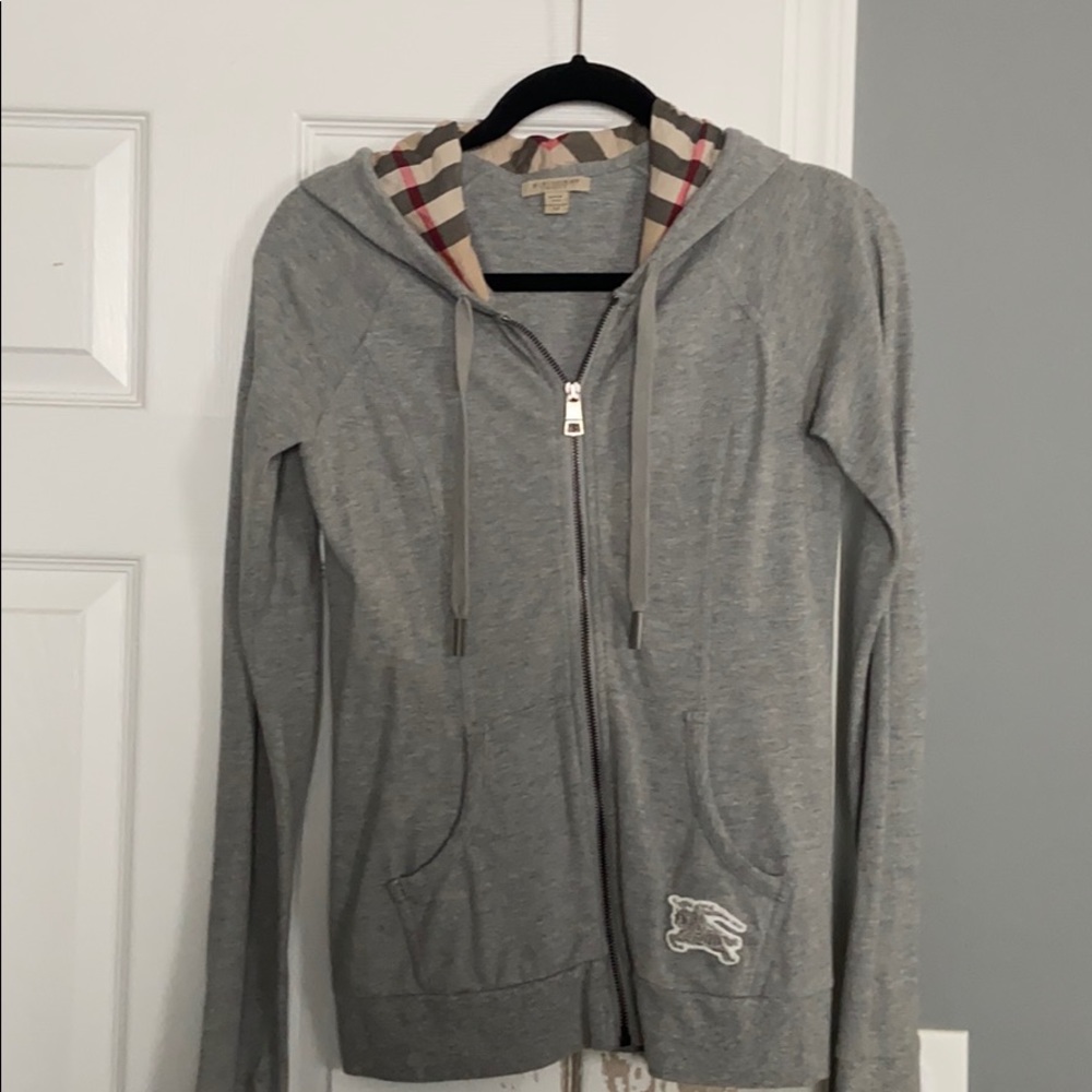 Burberry zip up